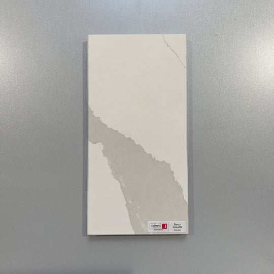 Bianco Calacatta Polished Quartz Slab