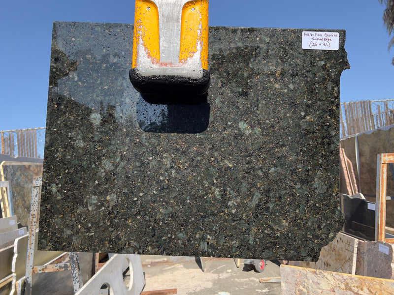 Black Brazilian Granite (25x31) remnant slab
