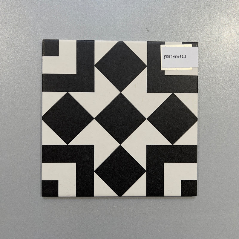 Black & White Square Mosaic Tile - pretnev9213