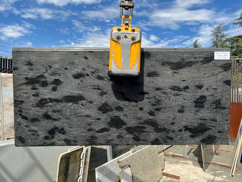 Black Brazilian Granite (25x56) Finished Edge Remnant Slab