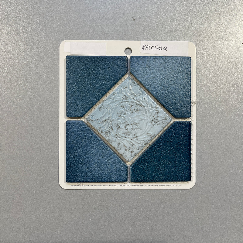 Blue Diamond Mosaic Pool Tile KALC502