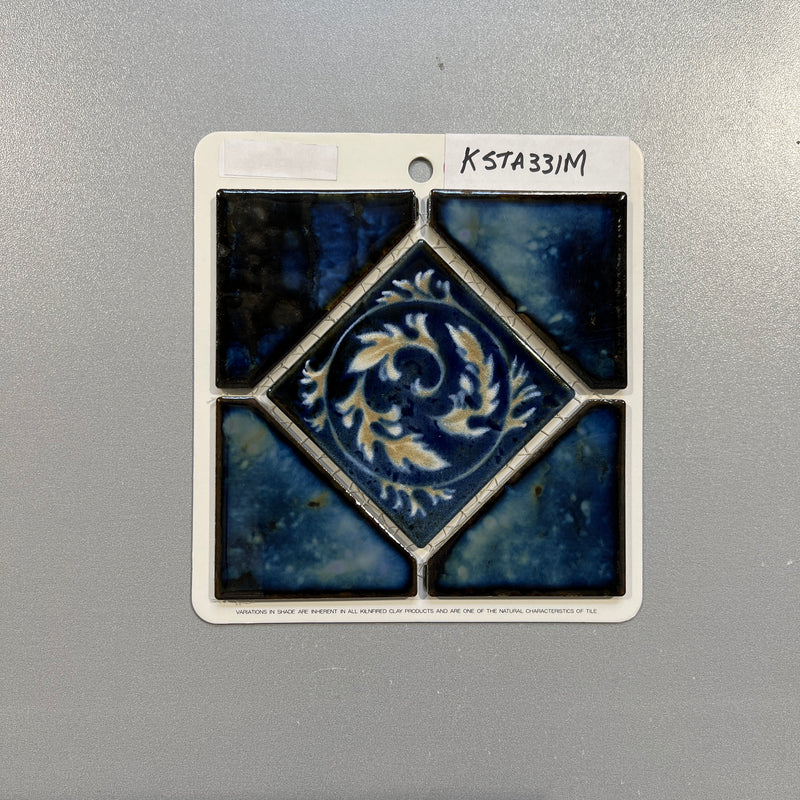 Blue Diamond Mosaic Pool Tile KSTA331