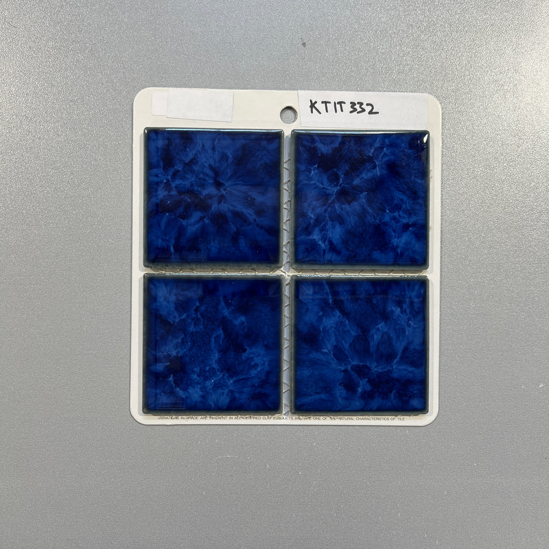 Blue Square Pool Tile KTIT332