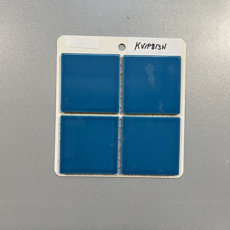 Blue Square Pool Tile KVIP813