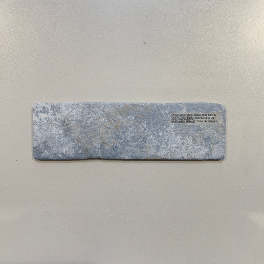 Blue (3x10) brick look porcelain subway tile - ofrequaorl
