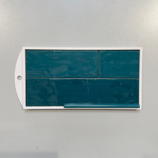 Blue (3x12) handmade look ceramic subway tile - yvilricteablu