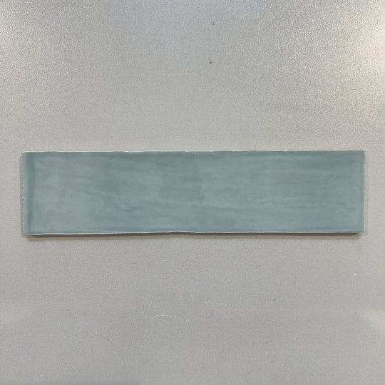 Blue (3x12) handmade look porcelain subway tile - hvinlak