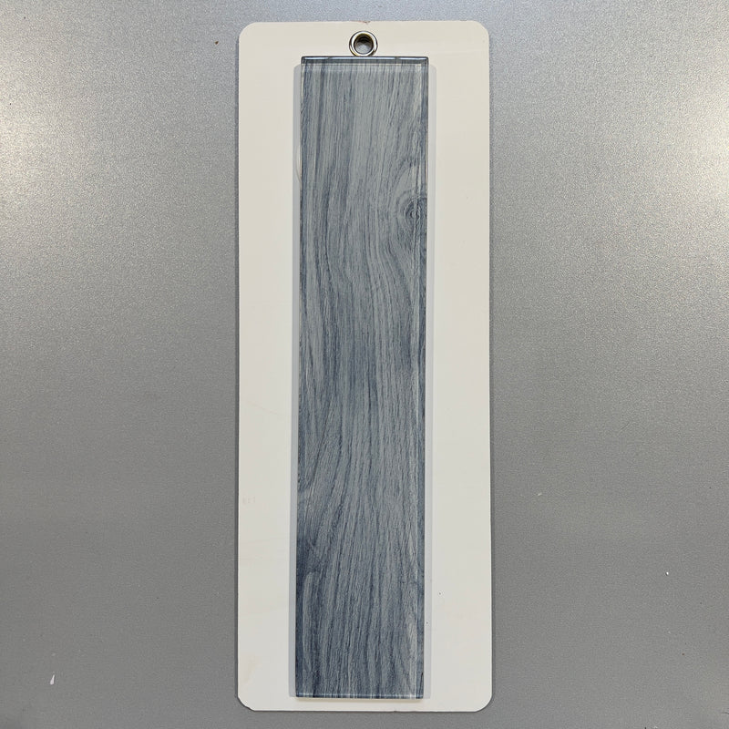 Blue wood look glass subway tile - pwild535
