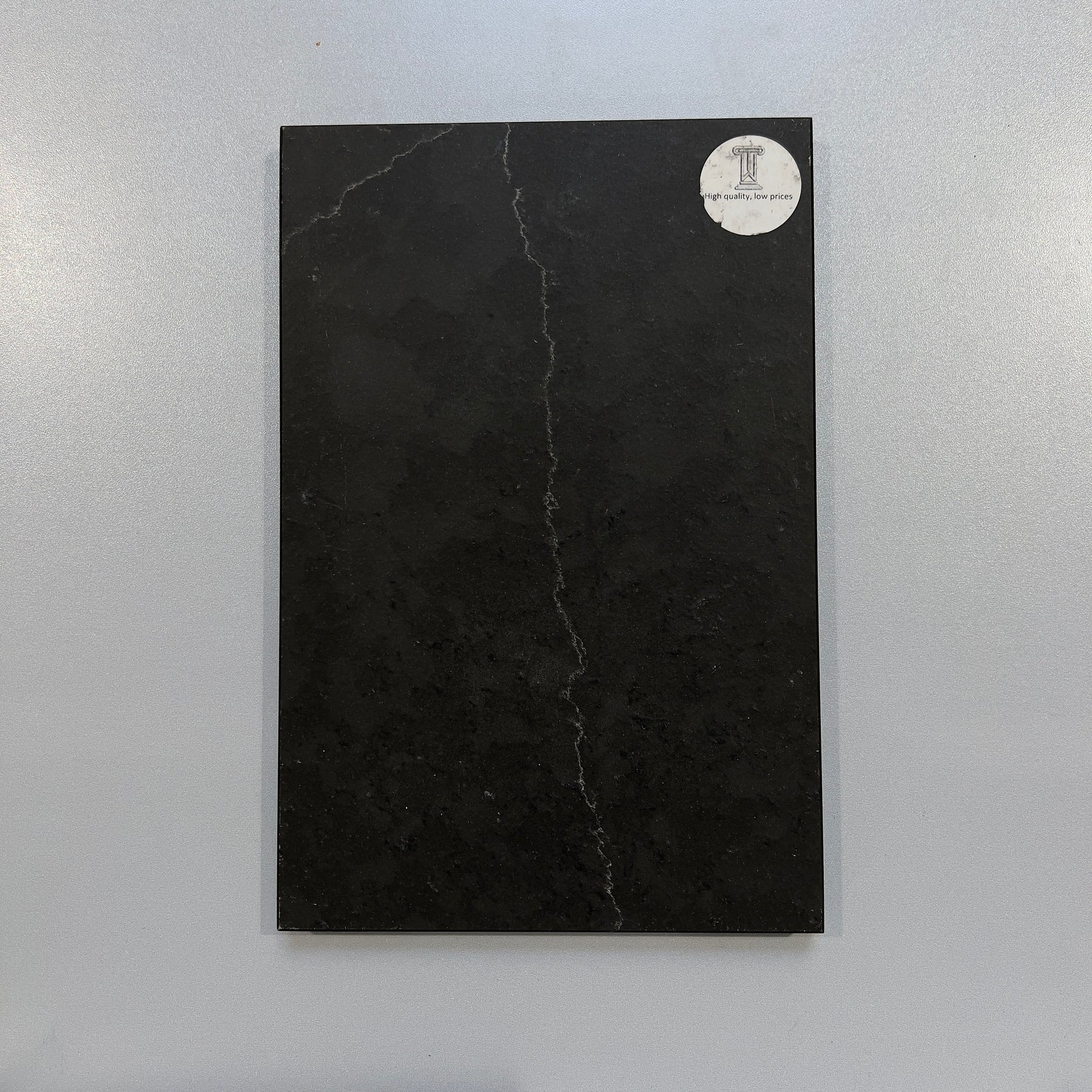Broadway Black Leathered Quartz Slab Tiles Warehouse