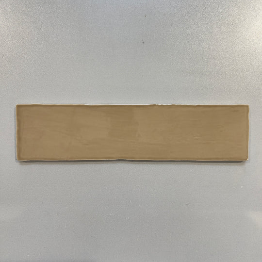 Brown (3x12) handmade look porcelain subway tile - hvinvis