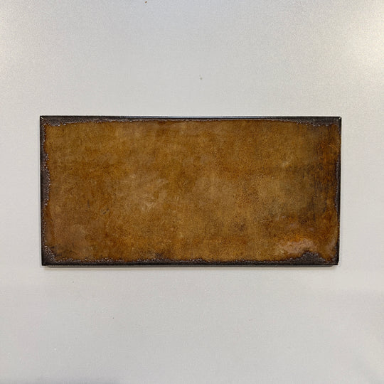 Brown (6x12) handmade look porcelain subway tile - dleimar