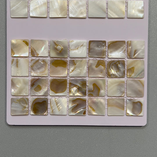 Brown shell square mosaic - csma003