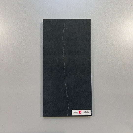 Charcoal Soapstone Polished Quartz Slab