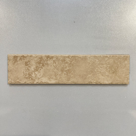 Cream (3x12) brick look porcelain subway tile - opiebei