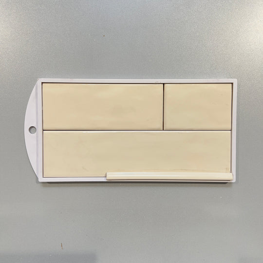 Cream (3x12) handmade look ceramic subway tile - yvilricmisgre