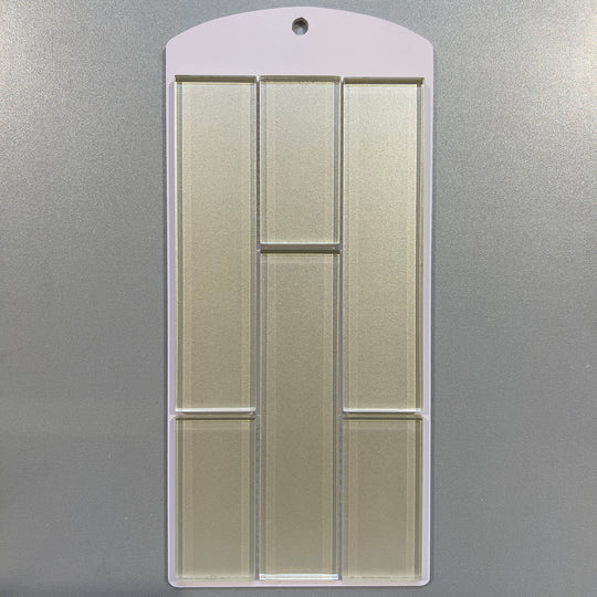 Gold glass rectangle mosaic - cc01