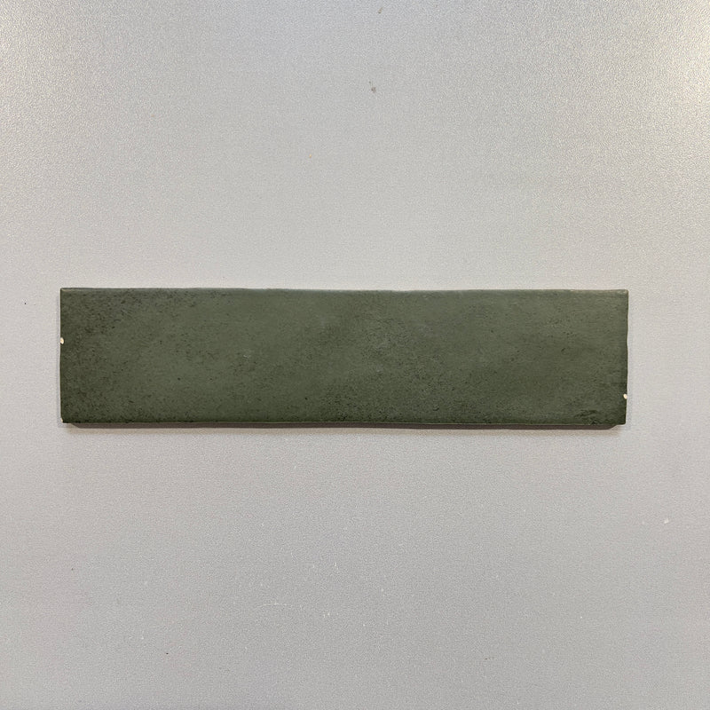 Green (2.25x9.5) handmade look porcelain subway tile - bmakver