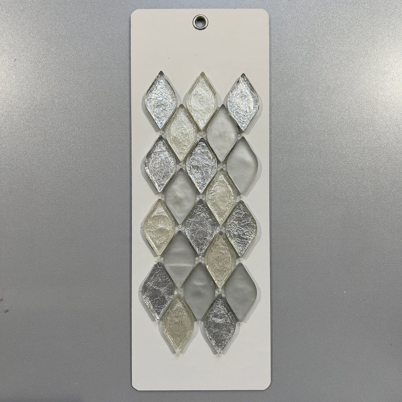 Grey Glass Diamond Mosaic - paq2004
