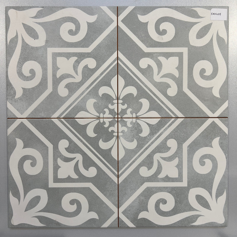 Grey Square Mosaic Tile - enosleg