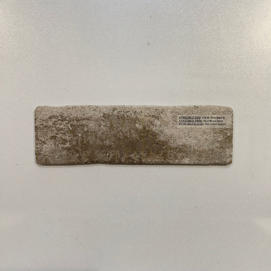Grey (3x10) brick look porcelain subway tile - ofrequabie