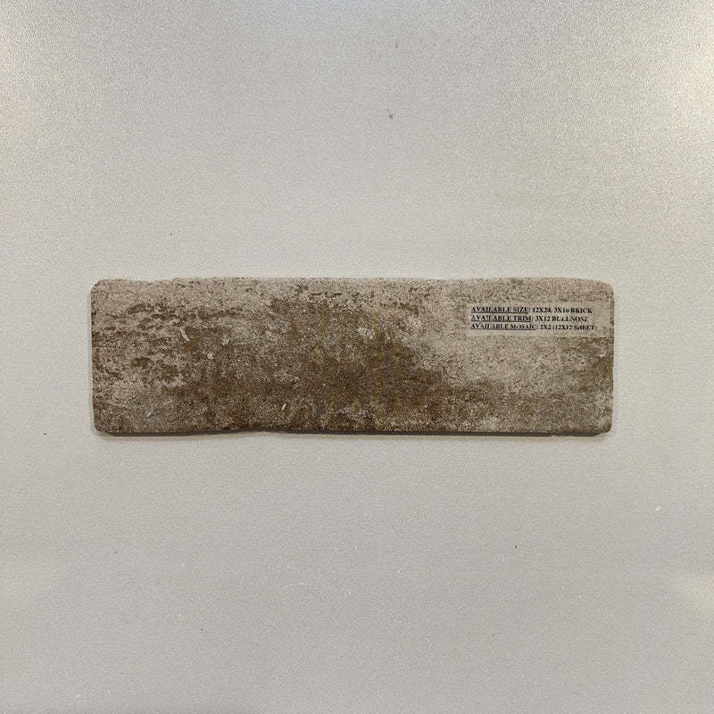 Grey (3x10) brick look porcelain subway tile - ofrequabie