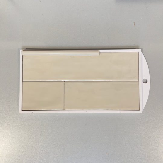 Grey (3x12) handmade look ceramic subway tile - yvilricclegre