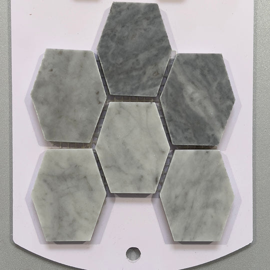 Grey marble picket mosaic - cseg07