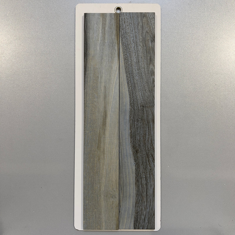 Grey wood look porcelain subway tile - patm581