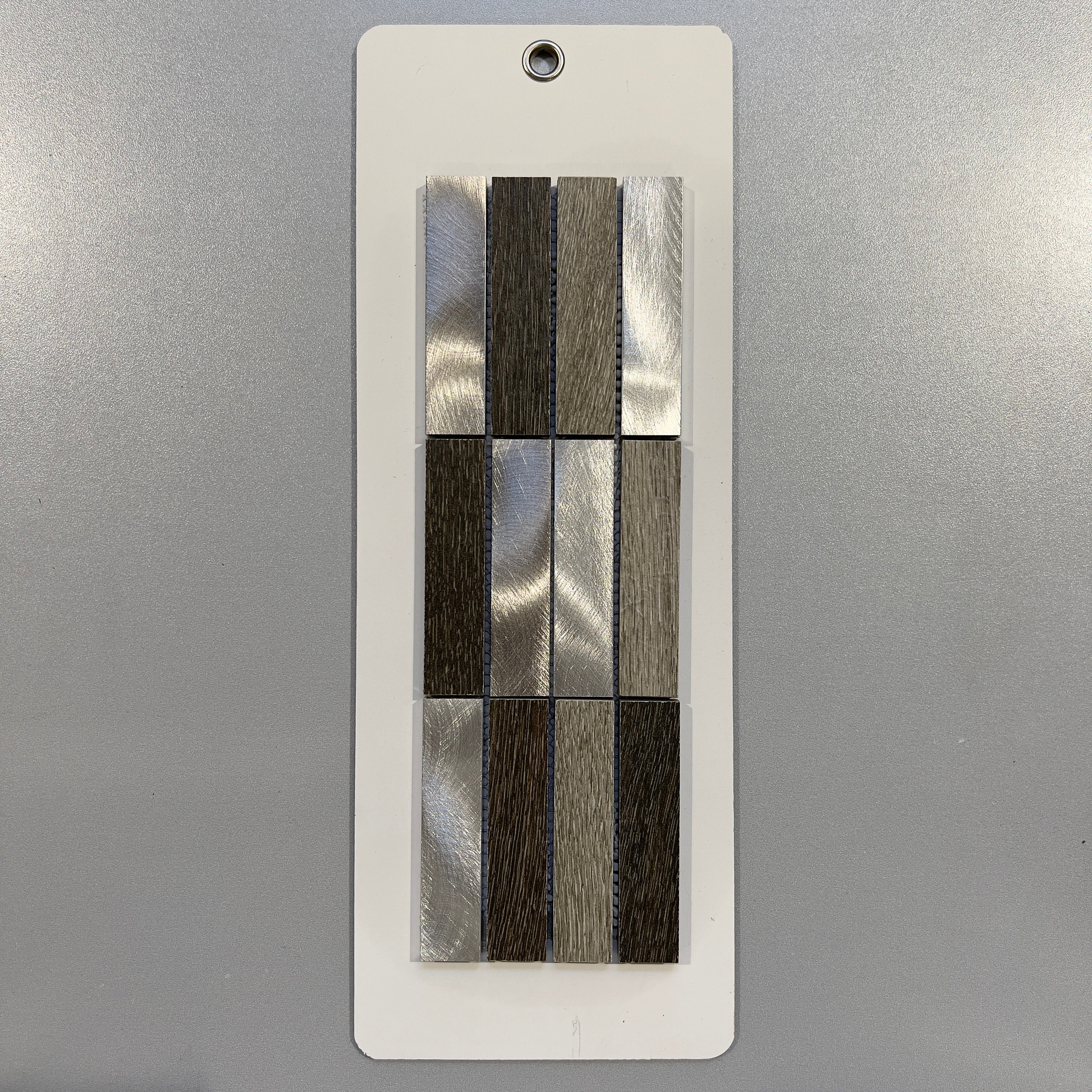 Mixed Beige Wood Look Metal Rectangle Mosaic - pmdx2701 – Tiles Warehouse