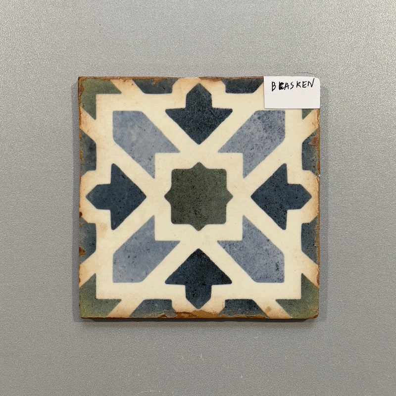 Mixed Blue Square Mosaic Tile - bcasken