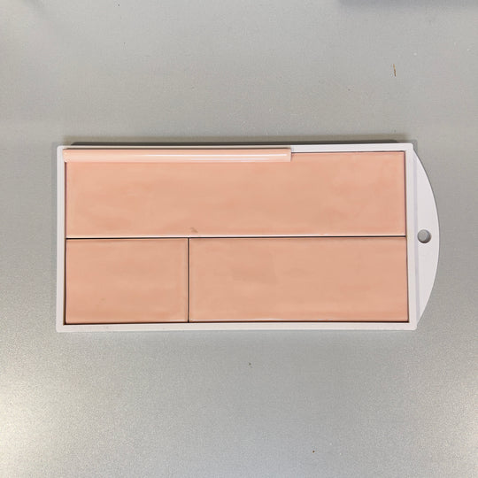 Pink (3x12) handmade look ceramic subway tile - yvilricpin