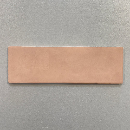 Pink (3x8)  handmade look porcelain subway tile - bdecclopin