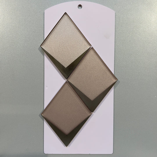 Pink mirrored look glass diamond mosaic - cstr02