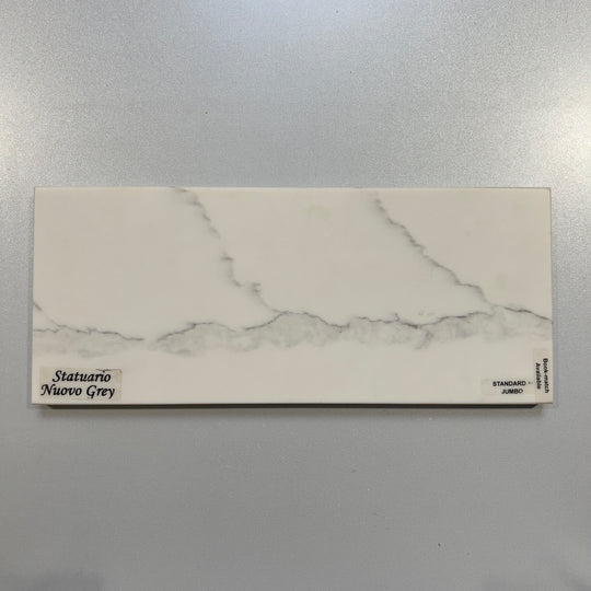 Statuario Nuovo Grey Quartz Slab