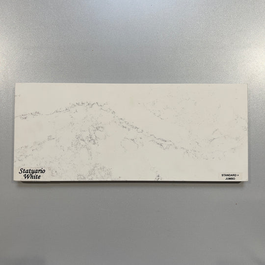 Statuario White Quartz Slab