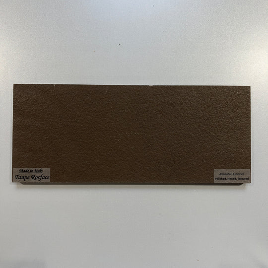 Taupe Rocface Quartz Slab