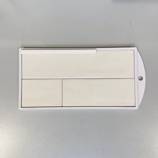 White (3x12) handmade look ceramic subway tile - yvilricwhi-g