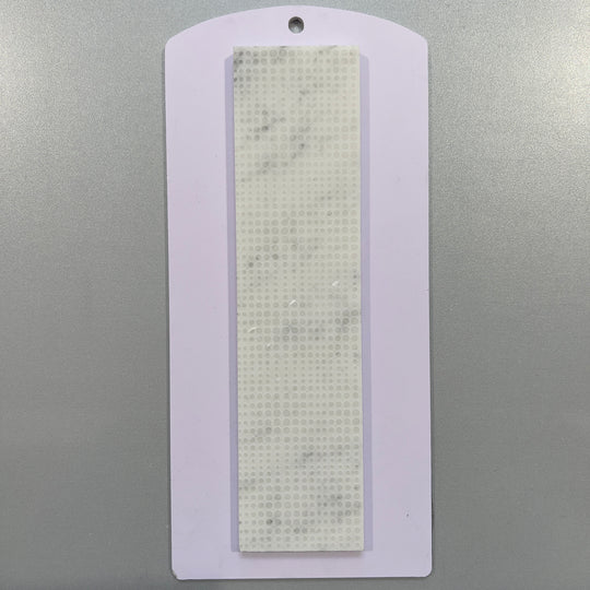 White deco marble subway tile - ceft01ca