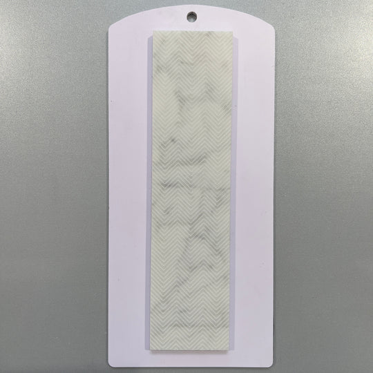 White deco marble subway tile - ceft03ca