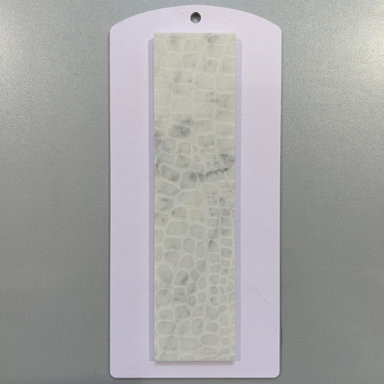 White deco marble subway tile - ceft04ca