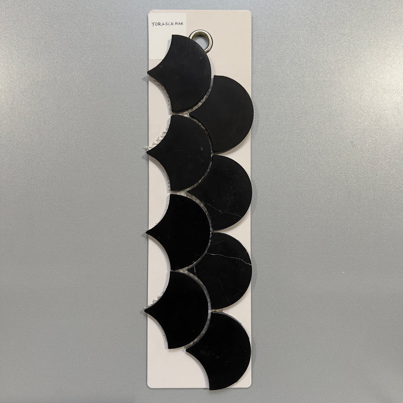 black marble fan mosaic - ydrascamar