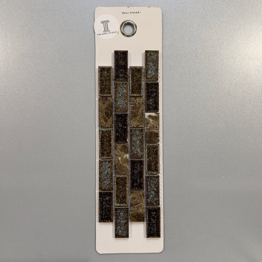 blue decorative stone linear mosaic - yswiempbri