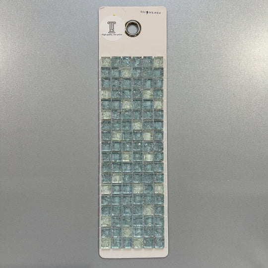 blue glass square mosaic - yicyocemin