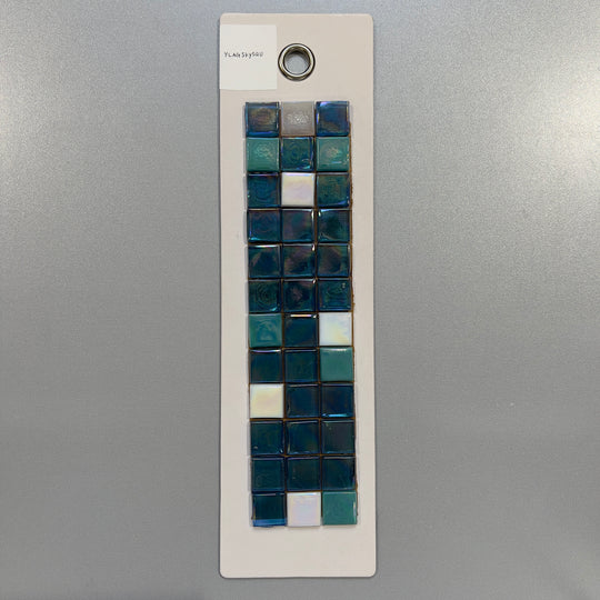 blue square mosaic - ylagskysqu