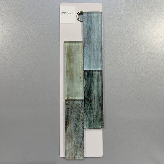 green glass rectangle mosaic - yartwoolak