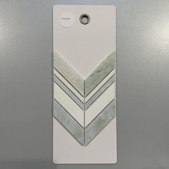 green marble chevron tile - ychespr