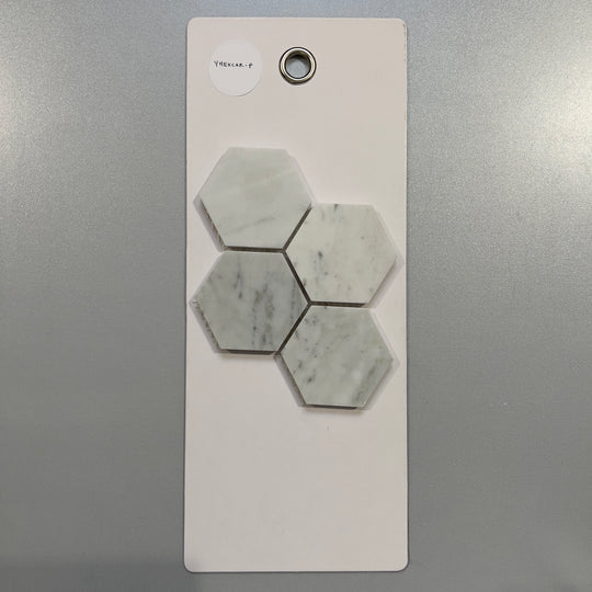 grey marble hexagon tile - yhexcar-p