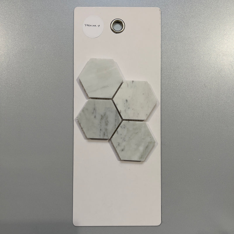 grey marble hexagon tile - yhexcar-p