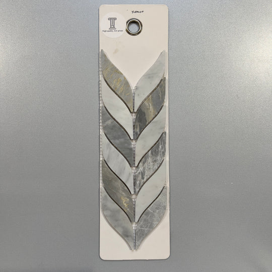 grey marble ripple mosaic - ylealof