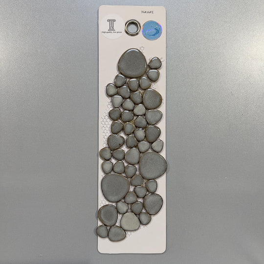grey pebble pool tile mosaic - ygrogre
